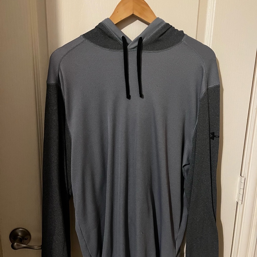 Under Armoir, XL, long sleeve, hoodie, waffle design
